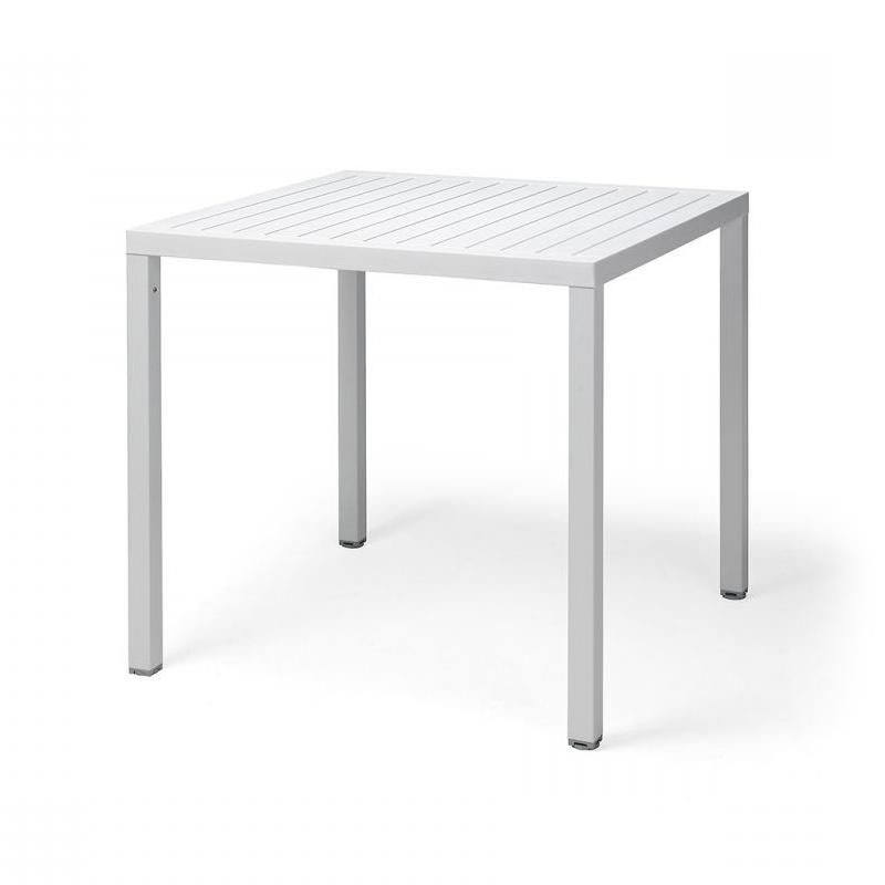 Well Liked Square Outdoor Tables For Nardi Outdoor Square Table Cube 80x80 Cm – Myareadesign (View 6 of 15)