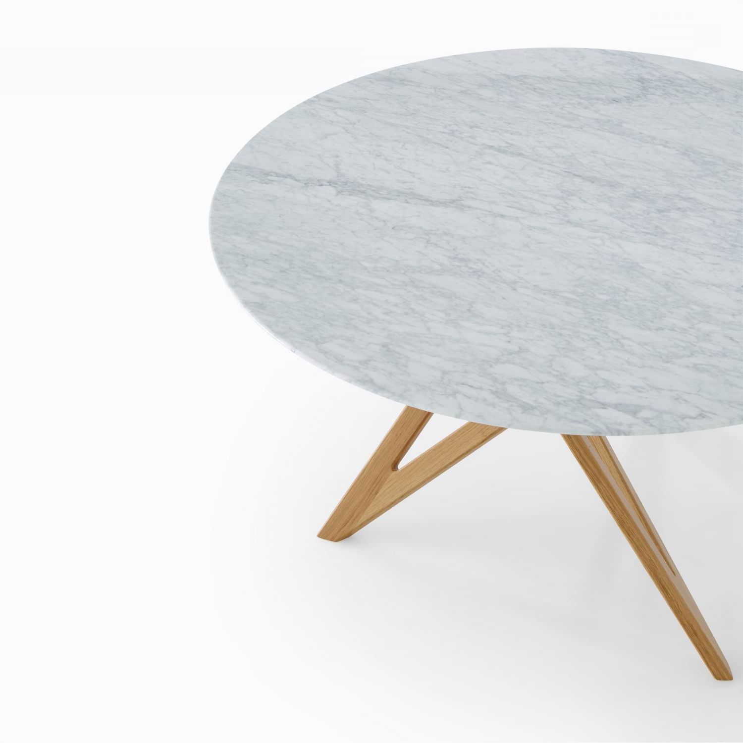 White Faux Marble Outdoor Tables In Most Popular Ennéa Cinna (View 7 of 15)