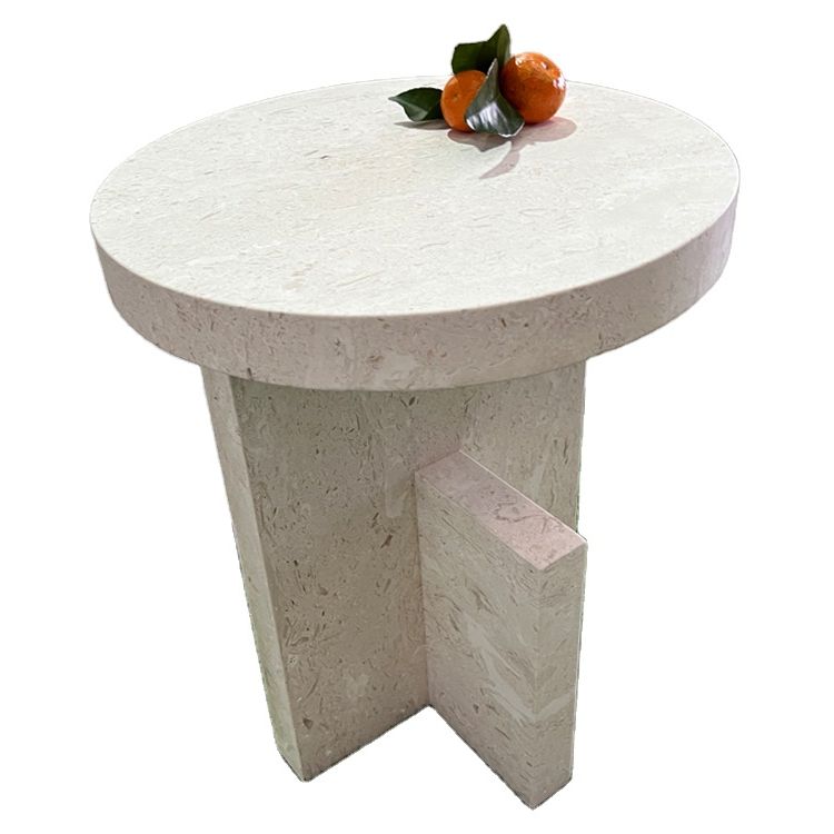Widely Used Deco Stone Outdoor Tables Throughout Modern Home Natural Fossil Stone Deco Outdoor Living Room Furniture Tables  Travertine Marble Stone Furniture – Buy Unique Design Natural Marble Table  Round Tea Table Marble Side End Table Marble Table Coffee (View 9 of 15)