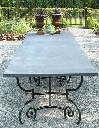 Wrought Iron Garden Furniture, Outdoor Patio Decor,  Patio Decor For Newest Iron Legs Outdoor Tables (View 5 of 15)