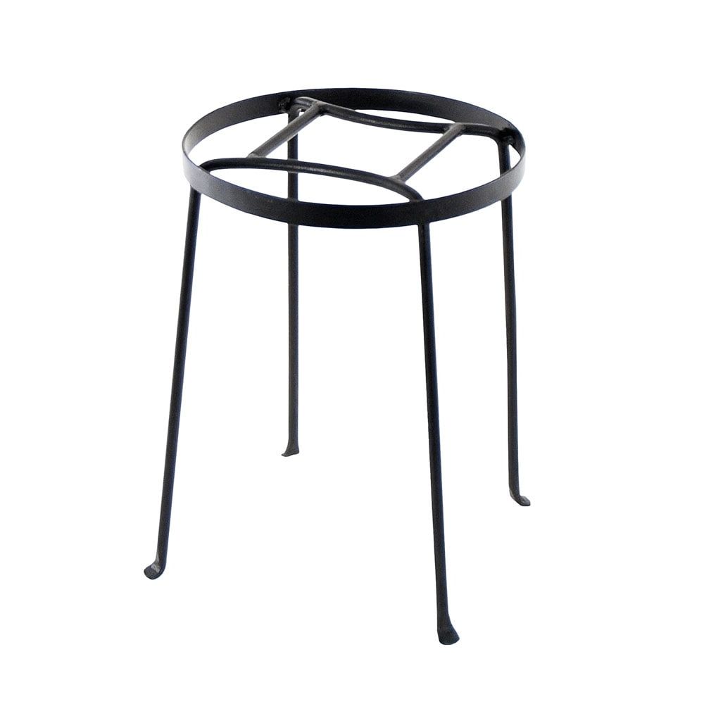 14 Inch Plant Stands Within Popular Minuteman International 14 In H X 15 In W Graphite Powder Coat  Indoor/outdoor Round Wrought Iron Plant Stand In The Plant Stands  Department At Lowes (View 2 of 15)