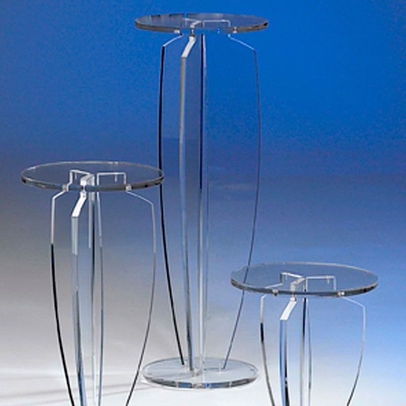 2020 Clear Plant Stands Regarding Furniture Plexi – Plant Stand Colo Clear Large Size (View 6 of 15)