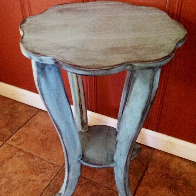 2020 Wooden Plant Stand Spray Painted, Distressed & Glazed!! Repurposed &  Revived Creations Page … (View 1 of 15)