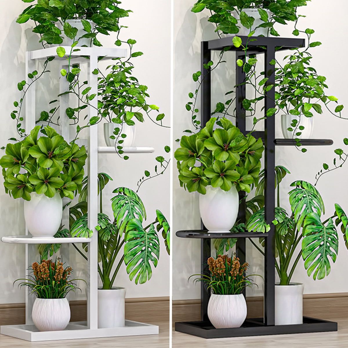 32 Inch Plant Stands In Well Liked 32 Inches Tall 4 Tier Multifunction Plant Flower Stand Flower Pot Display  Rack Dcorative Stand Garden Outdoor Indoor Decor – Walmart (View 7 of 15)