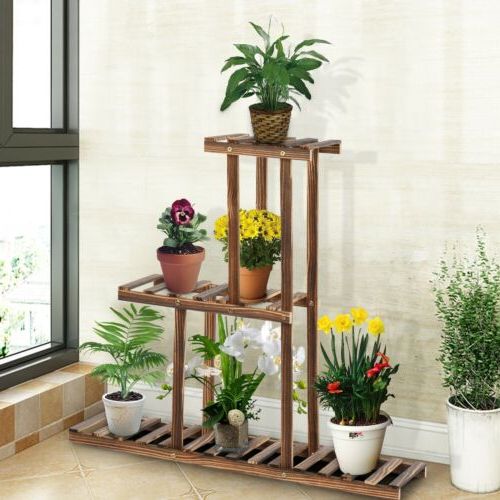 32 Inch Plant Stands Regarding Preferred 32 Inch Plant Stand Rack 3 Tier Indoor&outdoor Multiple Flower Pot  Holder Shelf (View 1 of 15)