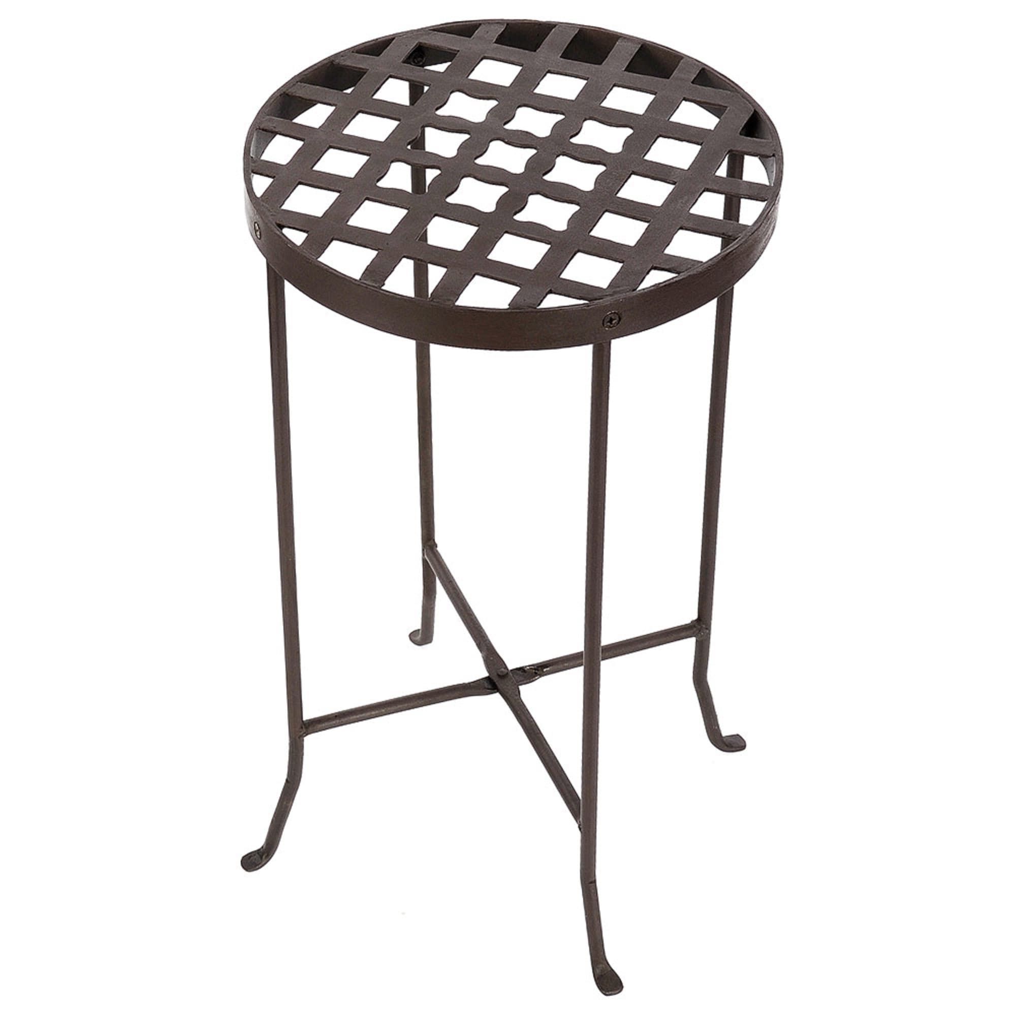Achla Designs Large Round Table Flowers Plant Stand, 25 Inch Tall, Roman  Bronze Powder Coat Finish – On Sale – Overstock – 32931414 Within Famous Powdercoat Plant Stands (View 15 of 15)