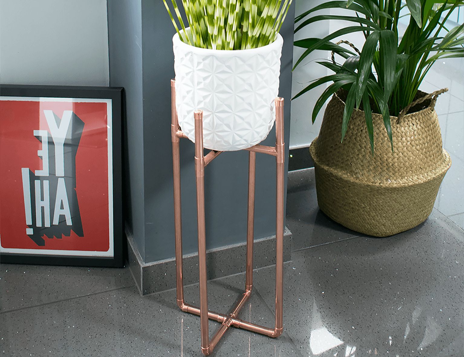 Best And Newest How To Make A Diy Copper Plant Stand – Caradise In Copper Plant Stands (View 10 of 15)