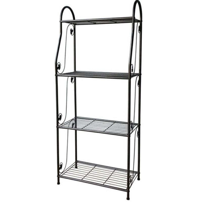 Best And Newest Plant Stand – 4 Tier Metal – Garden Furniture – Garden World Within Four Tier Metal Plant Stands (View 7 of 15)