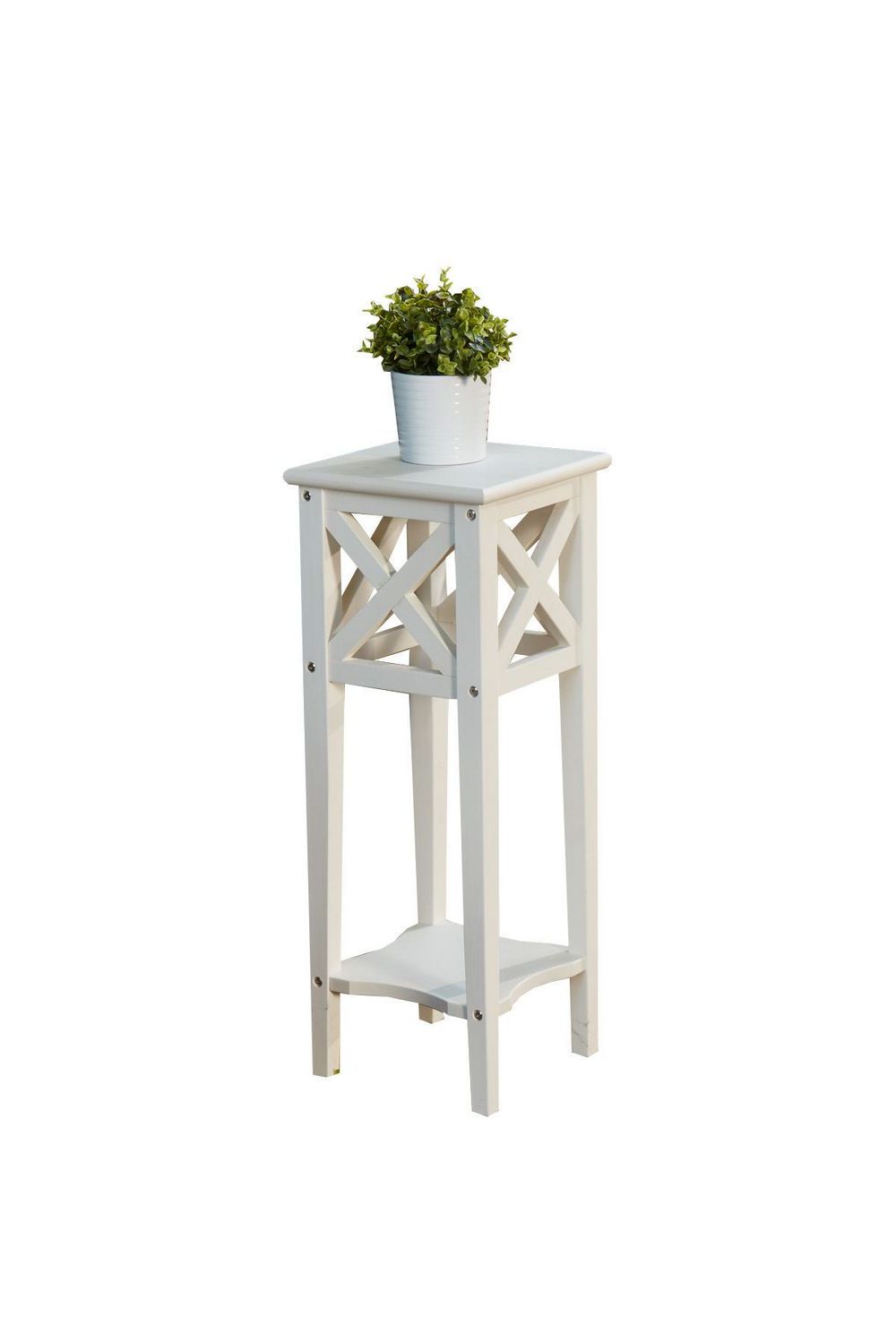 Best And Newest White Plant Stands Within Leisure Design White Ivy Plant Stand (View 11 of 15)
