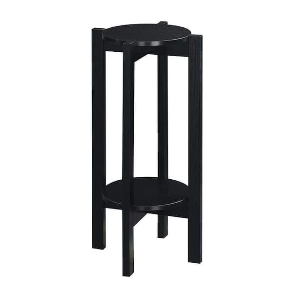 Convenience Concepts Newport Black Deluxe Plant Stand U14 186 – The Home  Depot With Well Known Deluxe Plant Stands (View 6 of 15)
