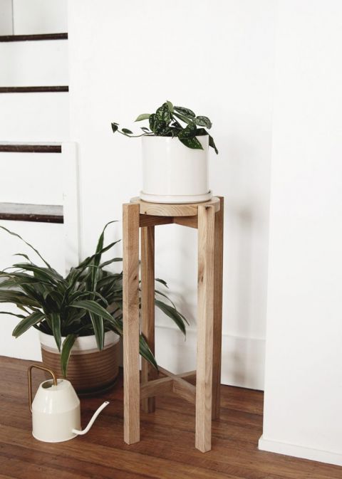 Current Diy Wood Plant Stand – A Simple Diy With A Video Tutorial Regarding Wooden Plant Stands (View 14 of 15)
