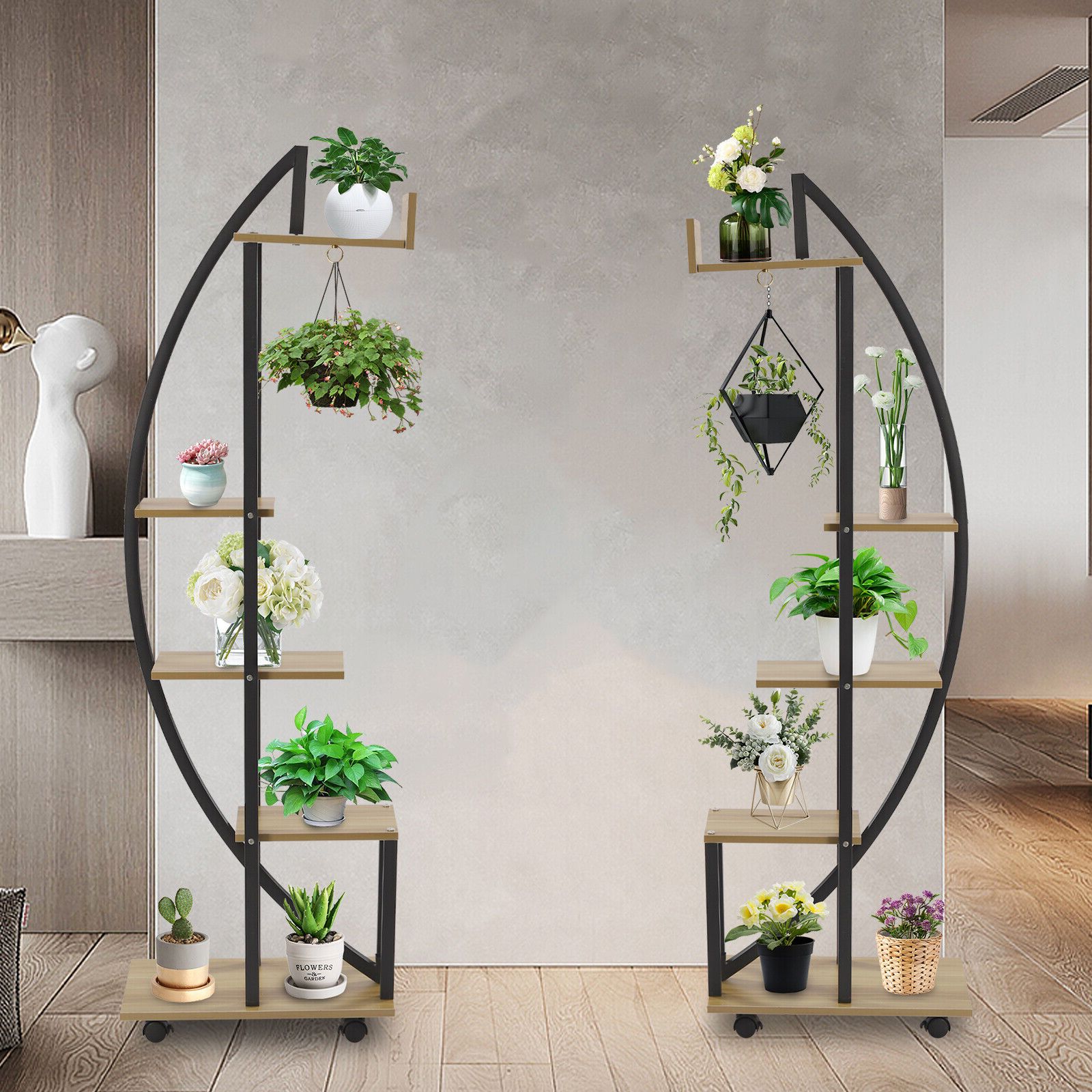 Famous Multi Purpose Plant Stands Potted Plants Shelf Indoor Flower Rack For Home  Decor (View 5 of 15)
