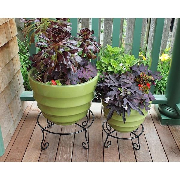 Famous Powdercoat Plant Stands Intended For Achla Designs 12.25 In (View 2 of 15)