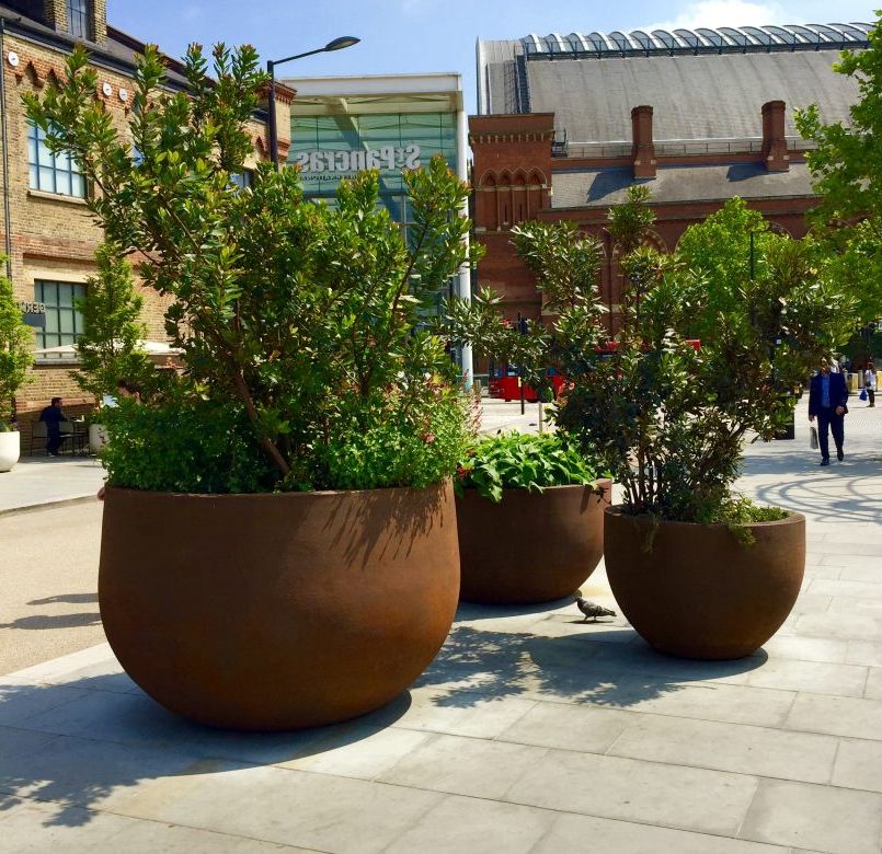 Globe Plant Stands Inside Trendy Globe – Urbis Design – Contemporary Concrete Planters And Furniture (View 14 of 15)