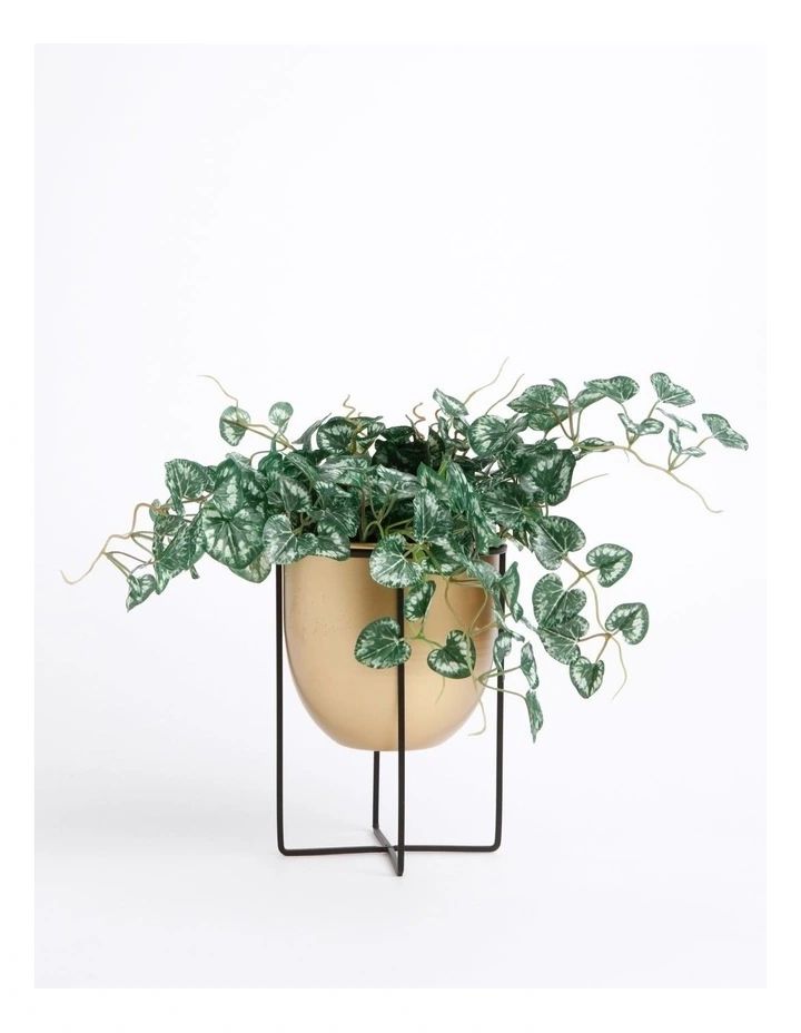 Latest Bronze Small Plant Stands Pertaining To Vue Arne Planter Stand Small 21x15x15cm In Bronze/black (View 10 of 15)