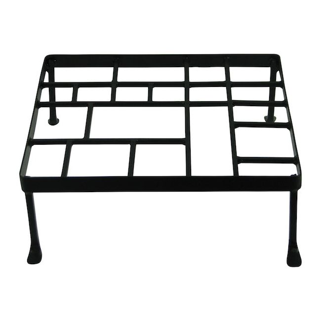 M30 Plant Stands /hooks /brackets Plant Stand Mondrian Square Med 12x4  Black Metal – Bates Nursery & Garden Center Throughout Most Recently Released Square Plant Stands (View 14 of 15)