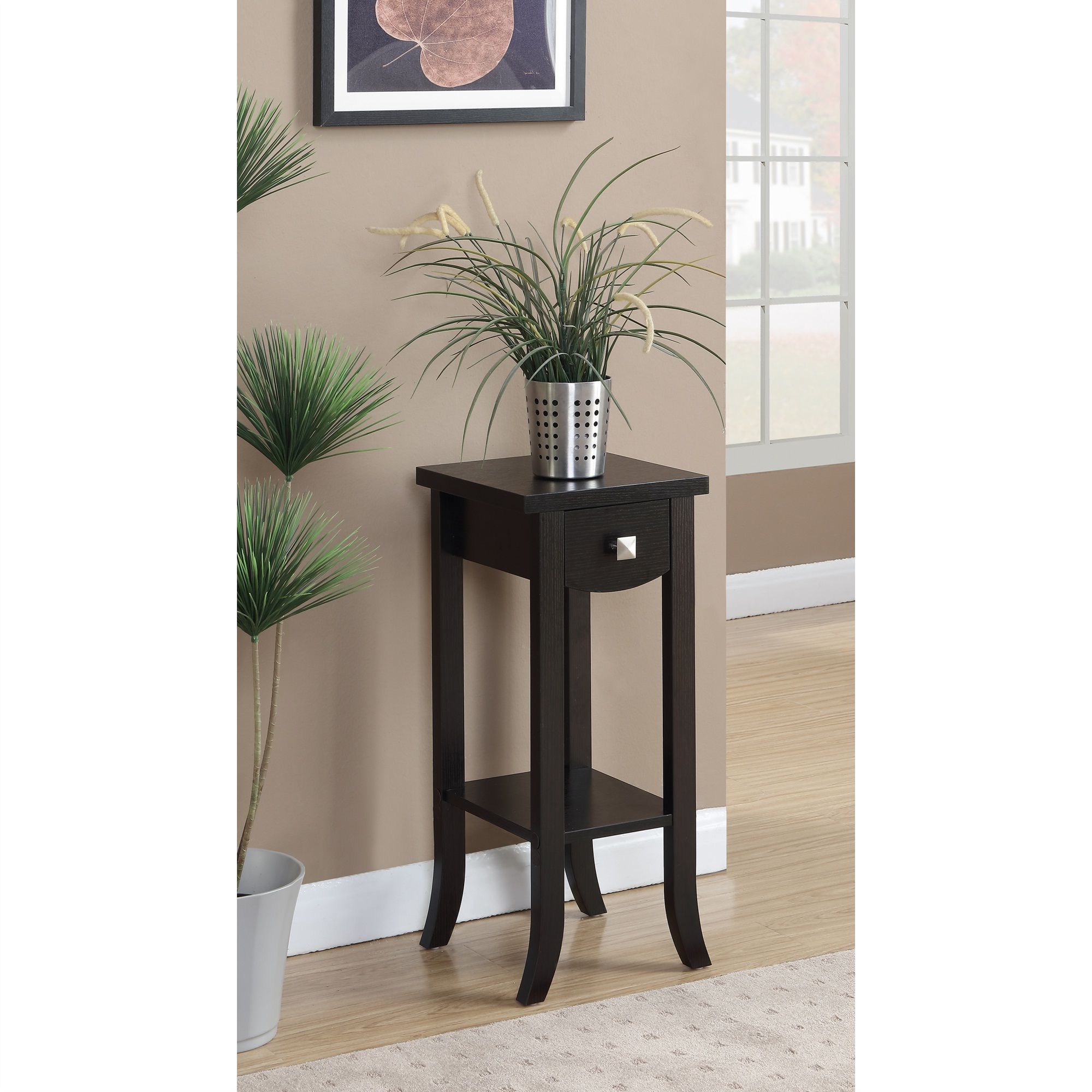 Medium Plant Stands For Famous Newport Prism Medium Plant Stand – Walmart (View 11 of 15)