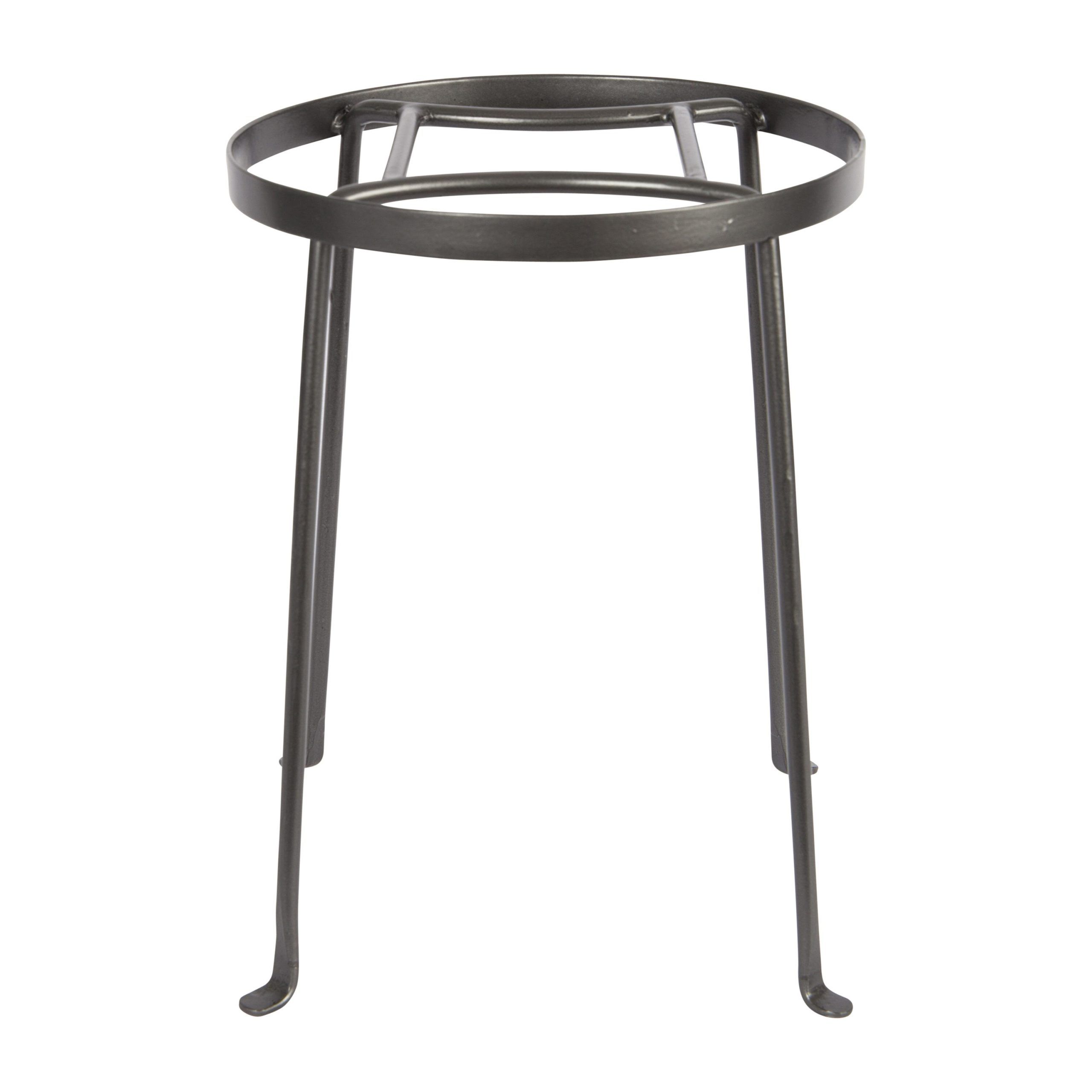 Minuteman International 14 In H X 15 In W Graphite Powder Coat  Indoor/outdoor Round Wrought Iron Plant Stand In The Plant Stands  Department At Lowes Inside Newest 14 Inch Plant Stands (View 15 of 15)