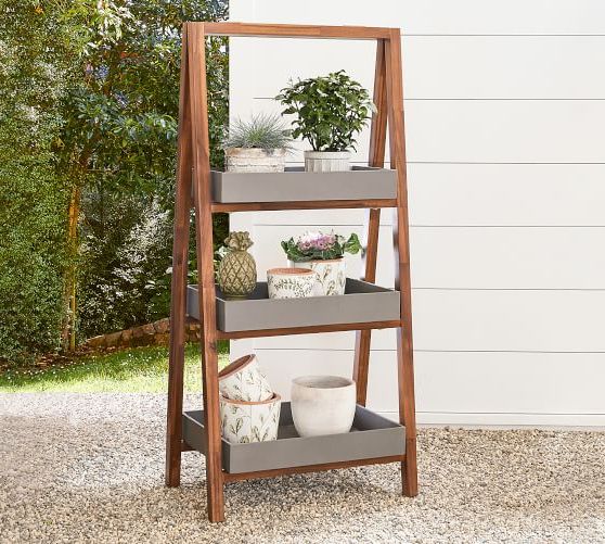 Most Recent Three Tiered Plant Stands In Abbott Three Tier Plant Stand (View 1 of 15)