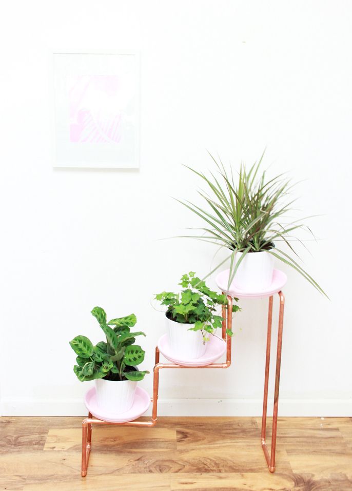 Most Recently Released Copper Plant Stands For Diy 3 Tiered Copper Planter – A Bubbly Life (View 5 of 15)