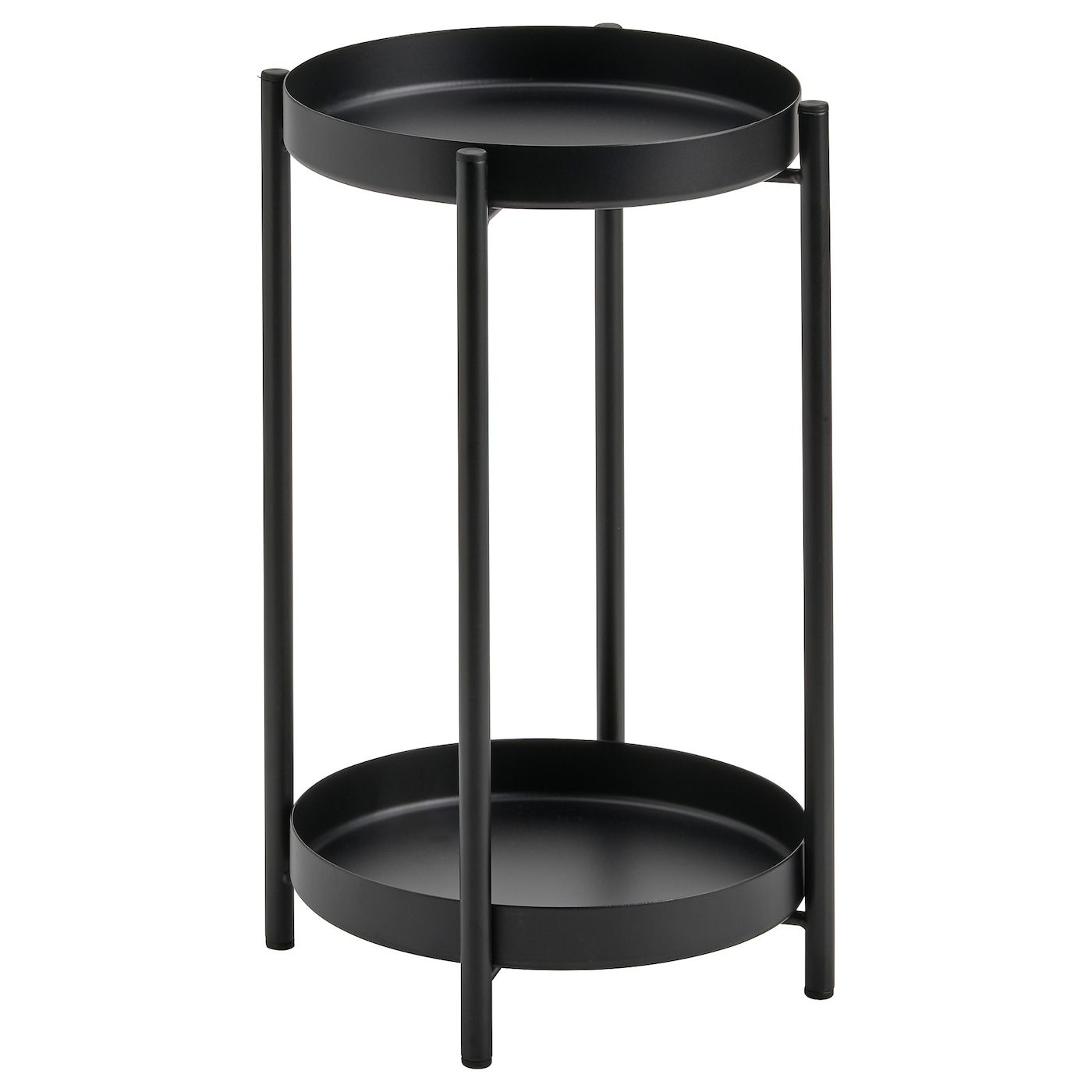 Most Up To Date Black Plant Stands In Olivblad Plant Stand, In/outdoor Black, 35 Cm – Ikea (View 11 of 15)