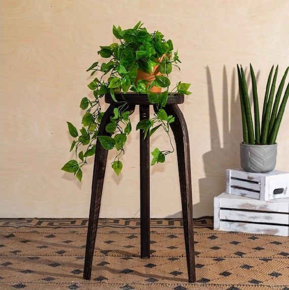 Most Up To Date Medium Plant Stands Throughout Plant Stand Medium Size Indoor Plant Stand Plant Stool – Etsy Uk (View 14 of 15)
