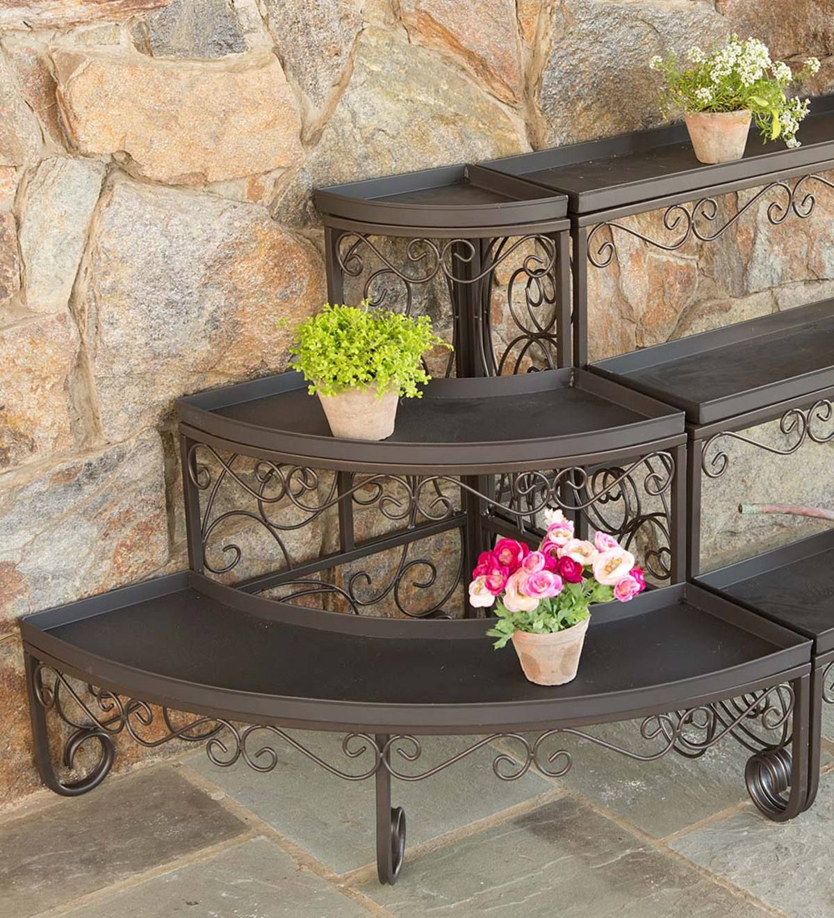 Newest Three Tier Plant Stands And Optional Trays (View 6 of 15)