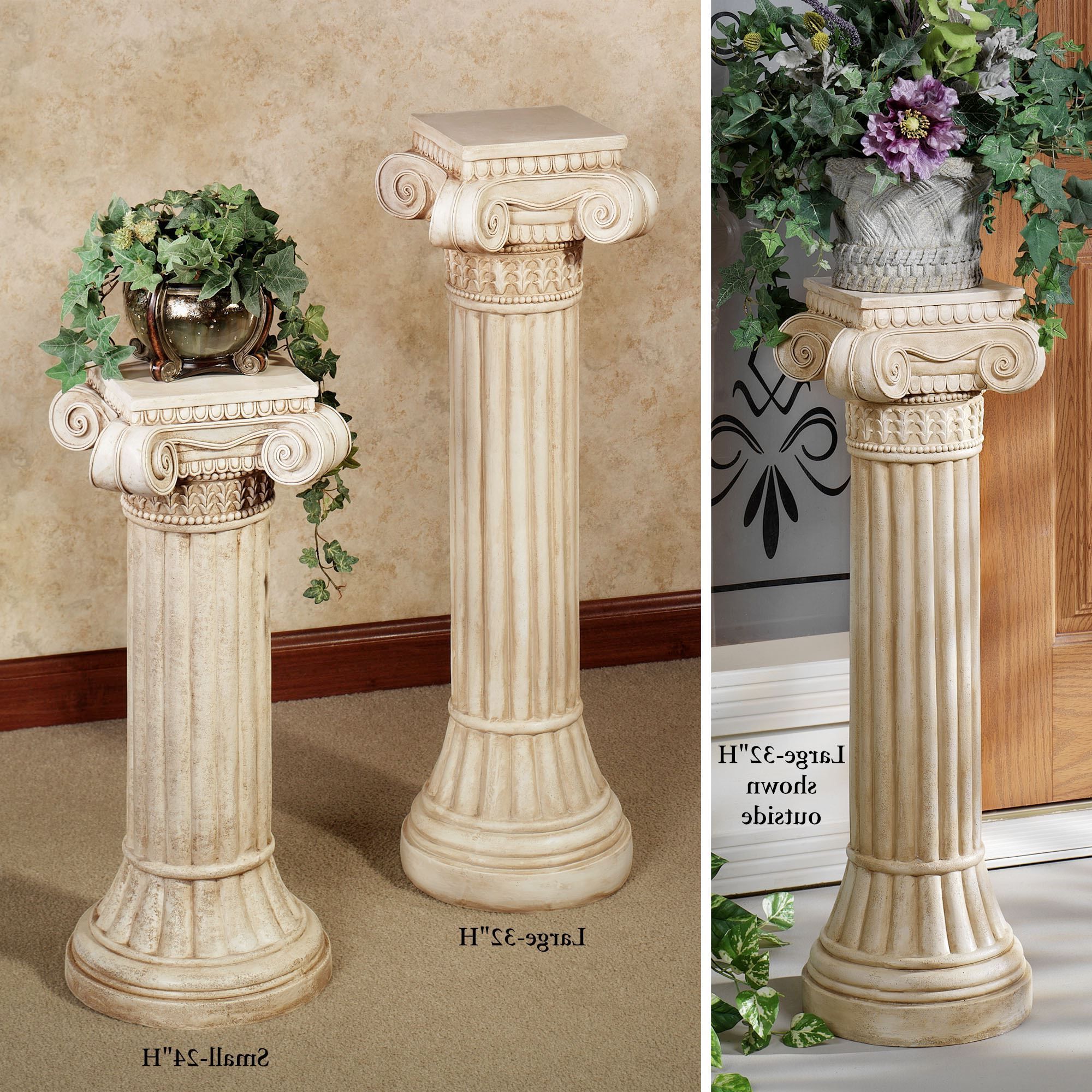 Pillar Plant Stands Regarding Newest 49 Columns, Pedestals, Plant Stands Ideas (View 15 of 15)