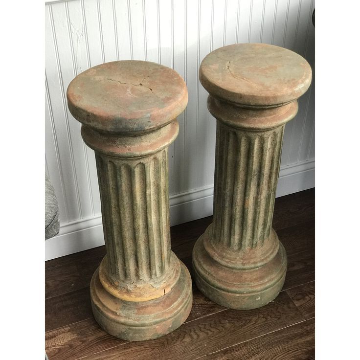 Plant Stand, Terra Cotta Plant, Pillars With Regard To Pillar Plant Stands (View 1 of 15)