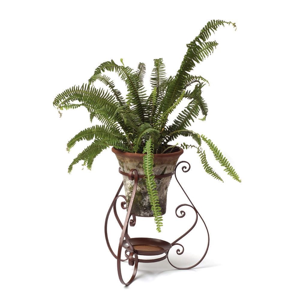 Preferred Iron Sevilla Plant Stand – Campo De' Fiori – Naturally Mossed Terra Cotta  Planters, Carved Stone, Forged Iron, Cast Bronze, Distinctive Lighting,  Zinc And More For Your Home And Garden (View 10 of 15)