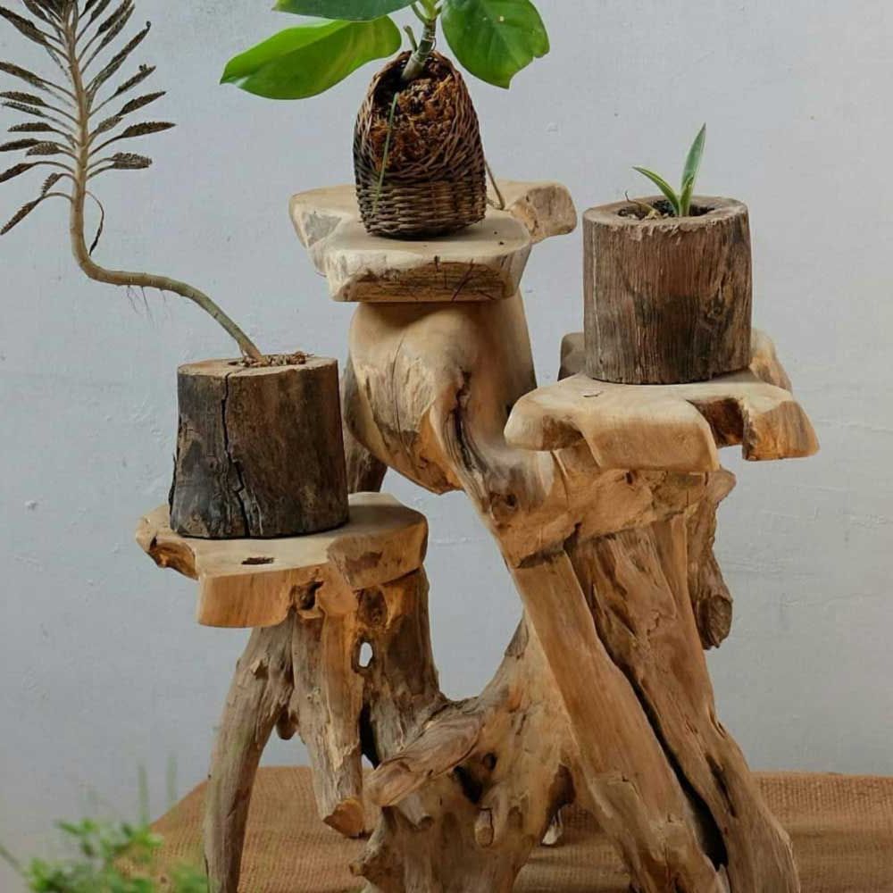 Rustic Plant Stands Pertaining To Fashionable 31 Exclusive Plant Stand Ideas To Introduce Into Your Interior (View 1 of 15)
