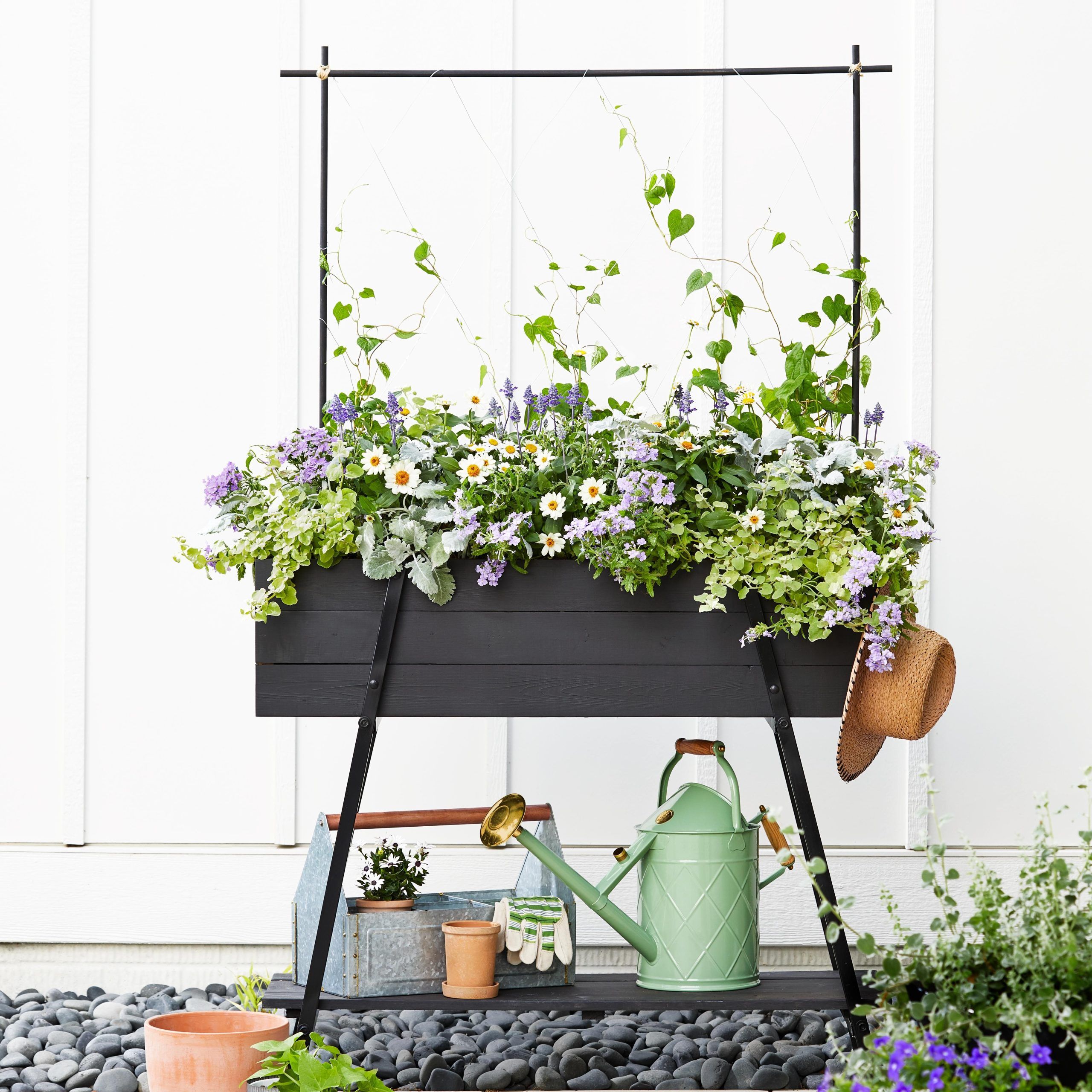 This Modern Farmhouse Plant Stand Belongs In An Episode Of 'fixer Upper' (View 5 of 15)