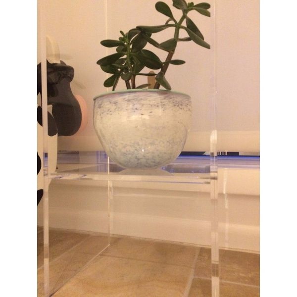 Top Product Reviews For Handmade Butler Crystal Clear Acrylic Plant Stand  (philippines) – 12079193 – Overstock Inside Most Recent Crystal Clear Plant Stands (View 3 of 15)