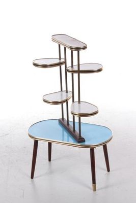 Vintage Plant Stands For Preferred Vintage Etagere Plant Stand, 1960s For Sale At Pamono (View 6 of 15)