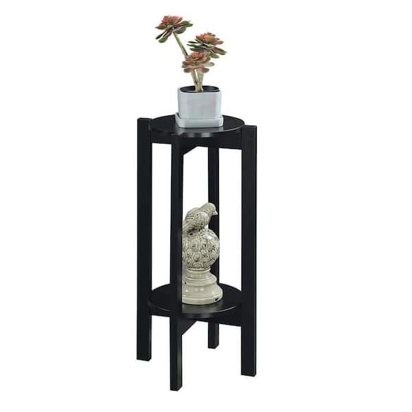 Well Known Convenience Concepts Newport Black Deluxe Plant Stand U14 186 – The Home  Depot Throughout Deluxe Plant Stands (View 4 of 15)