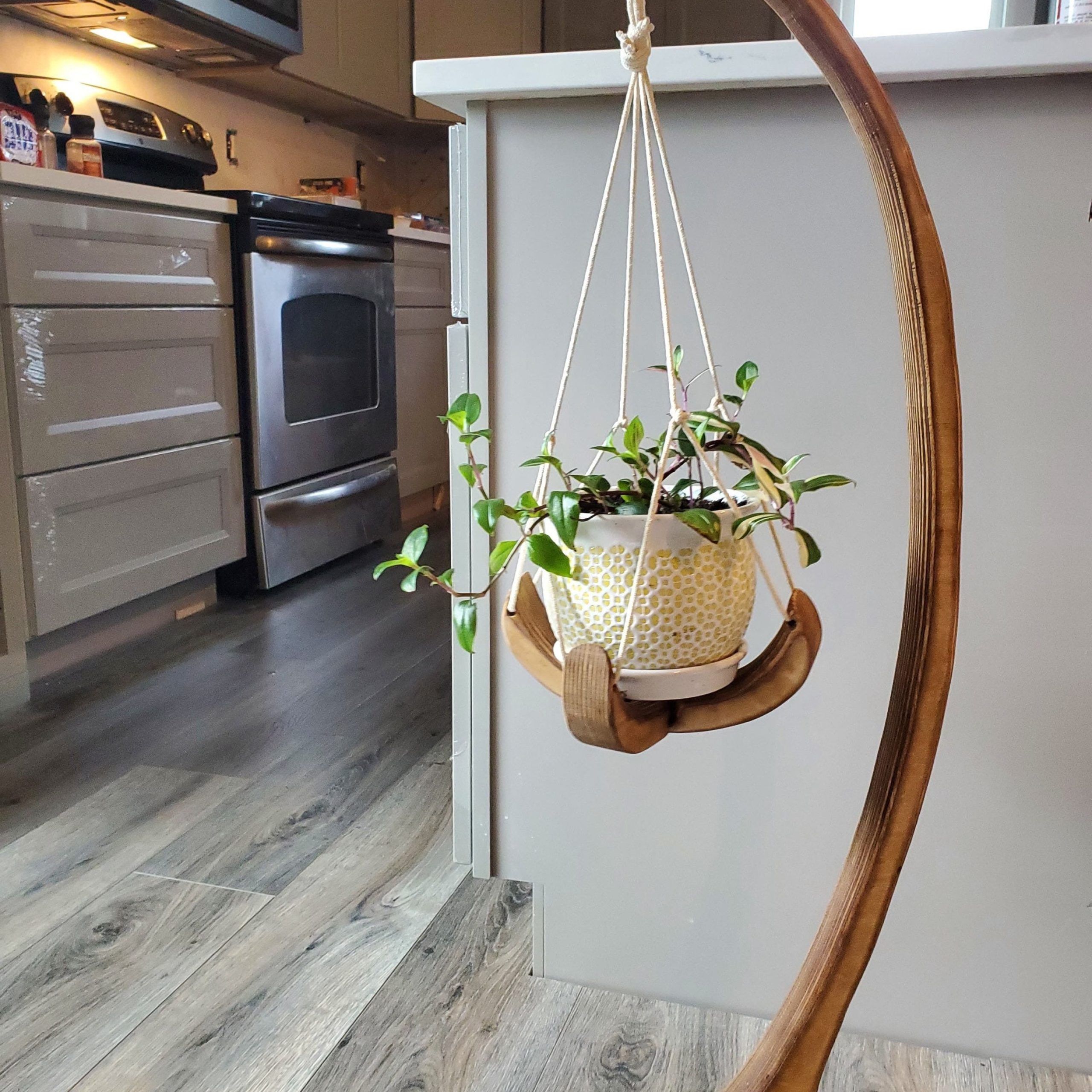 Well Known Hanging Plant Stand Plant Stand Plant Basket Wood Plant – Etsy In Wood Plant Stands (View 8 of 15)