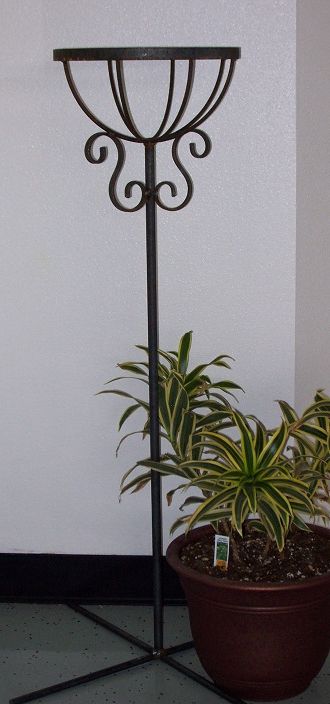 Wrought Iron Plant Stands In Famous Wrought Iron Plant Stand – Eventrent (View 13 of 15)