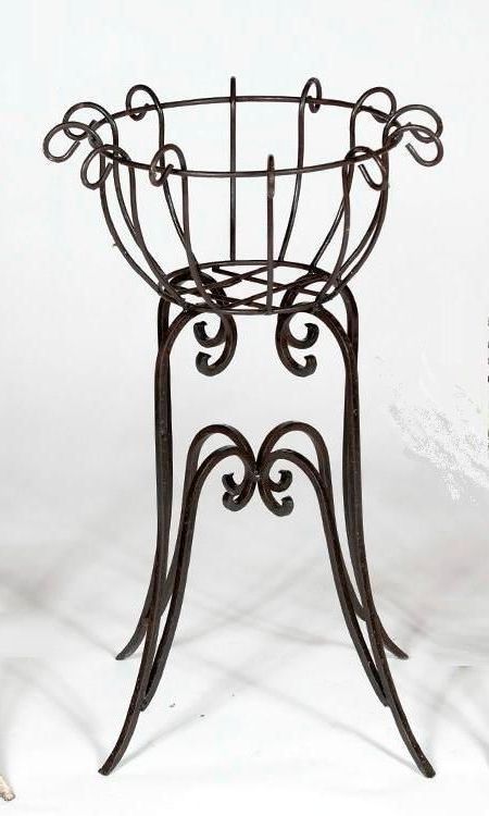 Wrought  Iron Plant Stands, Iron Plant Stand, Iron Plant Within Wrought Iron Plant Stands (View 7 of 15)