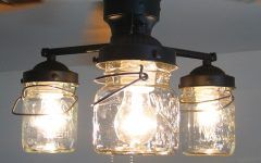 Outdoor Ceiling Fans with Mason Jar Lights