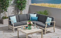 15 Best Ideas Gray Outdoor Table and Loveseat Sets