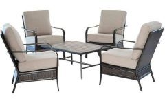 15 Best Collection of 5-piece 5-seat Outdoor Patio Sets