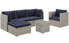 15 Ideas of 6-piece Outdoor Sectional Sofa Patio Sets