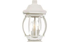 20 Collection of White Outdoor Hanging Lanterns