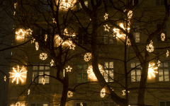  Best 20+ of Hanging Outdoor Christmas Tree Lights