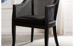 Black Weave Outdoor Modern Dining Chairs Sets