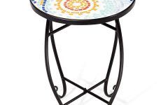 15 Ideas of Ocean Mosaic Outdoor Accent Tables