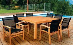 15 Inspirations Teak Outdoor Square Dining Sets