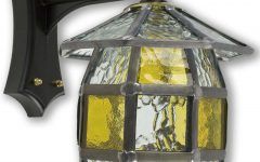 15 Collection of Chicopee Beveled Glass Outdoor Wall Lanterns