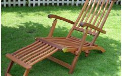 15 Photos Natural Wood Outdoor Lounger Chairs