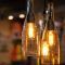 Making Outdoor Hanging Lights from Wine Bottles